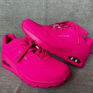 Skechers Women's Hot Pink Sneakers